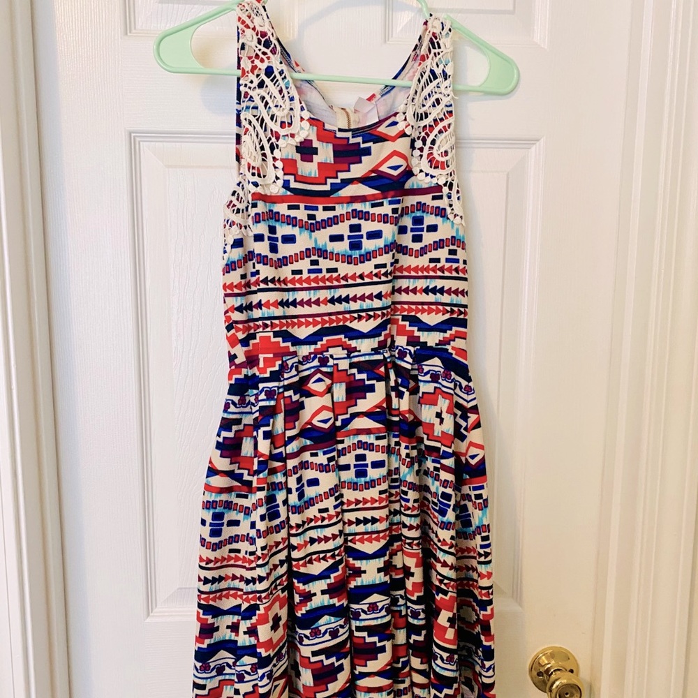 Geometric mini dress
